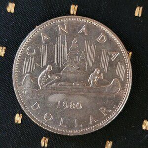 1980 RCM Canadian Dollar Coin